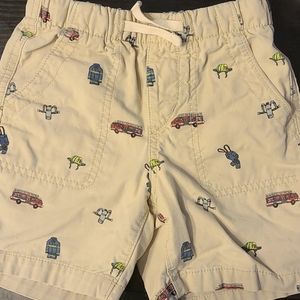 Boy shorts with Fire Engine print